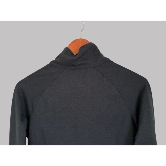 Marine Layer Womens Weekend Sport 1/4 Zip Pullover Charcoal Gray Small Cotton & - Picture 5 of 6